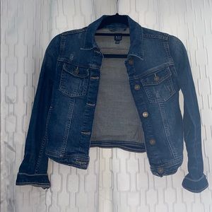 GAP Girls Destressed Denim Jacket